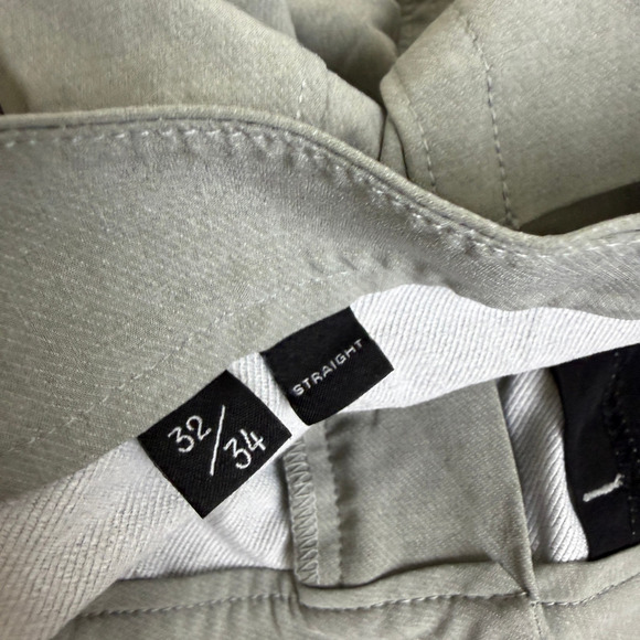 Public Rec Chino Pants Mens 32 Gray Flat Front 5 Pocket Preppy Stretch 32.5" - Picture 12 of 12